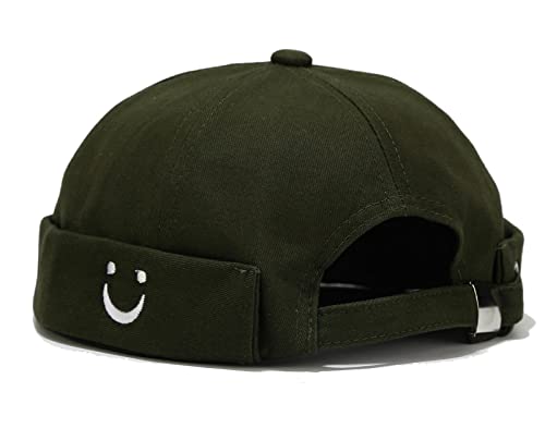 Faringoto Unisex Schirmmütze ohne Schirm, Matrosen-Schädelkappe, Beanies, 111-armygreen, Einheitsgröße Faringoto Unisex Schirmmütze ohne Schirm, Matrosen-Schädelkappe, Beanies, 111-armygreen, Einheitsgröße von Faringoto