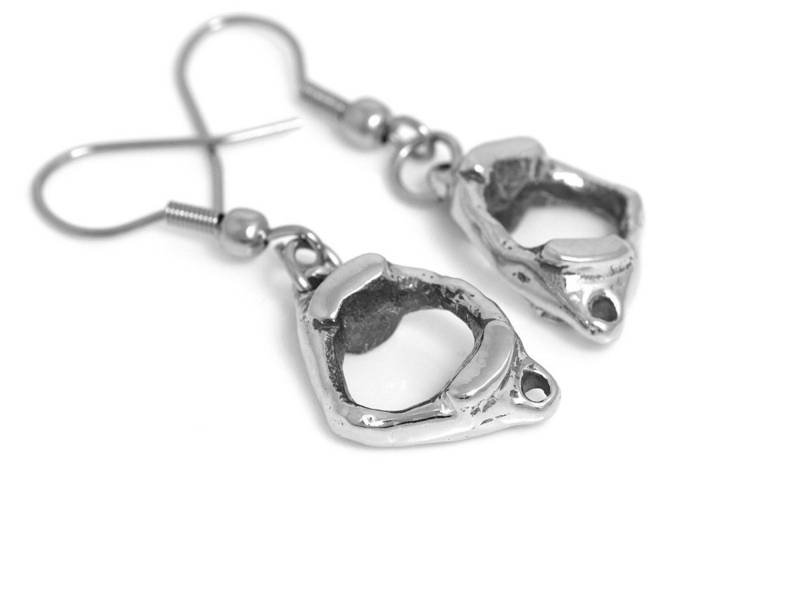 Atlas Wirbel Ohrringe, Wirbelsäule Charme Anatomie Schmuck von Farjil