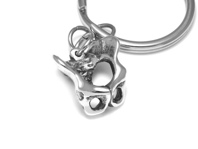 Becken Schlüsselbund, Menschliche Anatomie Beckenknochen Schlüsselanhänger in Zinn von Farjil