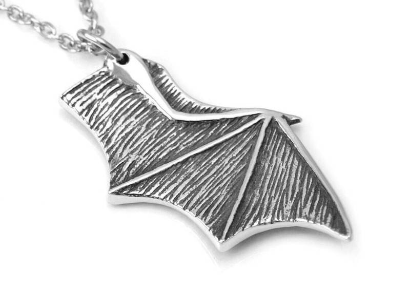 Fledermaus Flügel Halskette, Vampir Anhänger Schmuck, Tier Aus Zinn von Farjil
