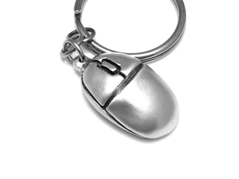 Handgefertigter Computer Maus Schlüsselanhänger, Programmierer Gamer Nerd Accessorie von Farjil