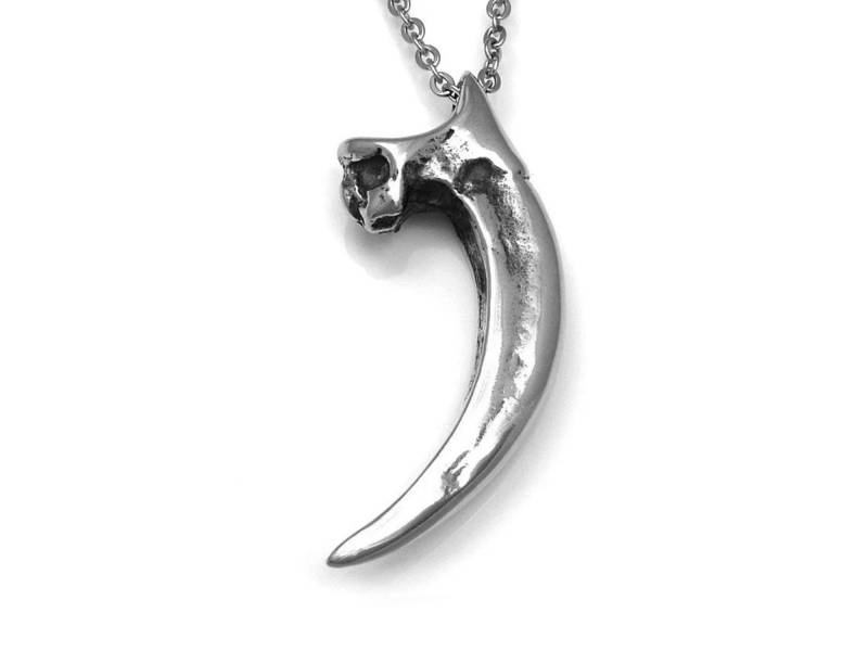 Harpyie Adler Talon Halskette, Vogel Klaue Anhänger Schmuck in Zinn von Farjil