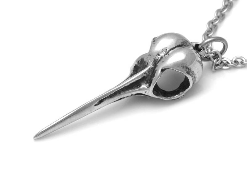 Kolibri-Schädel-Hängende Halskette, Vogel-Charme-Schmucksachen von Farjil