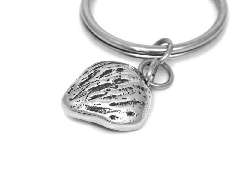 Menschliche Patella Knochen Schlüsselanhänger, Handgemachte Kniescheibe Skelett Charme von Farjil