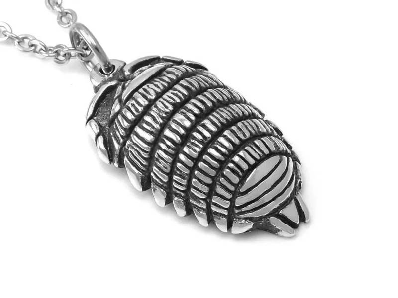 Woodlouse Halskette, Oniscidea Anhänger Schmuck Aus Zinn von Farjil