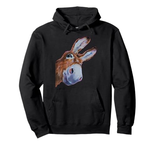 Lustige Eselkunst Eselkopf Lächeln eifrig Eselliebhaber Männer Pullover Hoodie Lustige Eselkunst Eselkopf Lächeln eifrig Eselliebhaber Männer Pullover Hoodie von Farm Farming Cute Donkey For Women