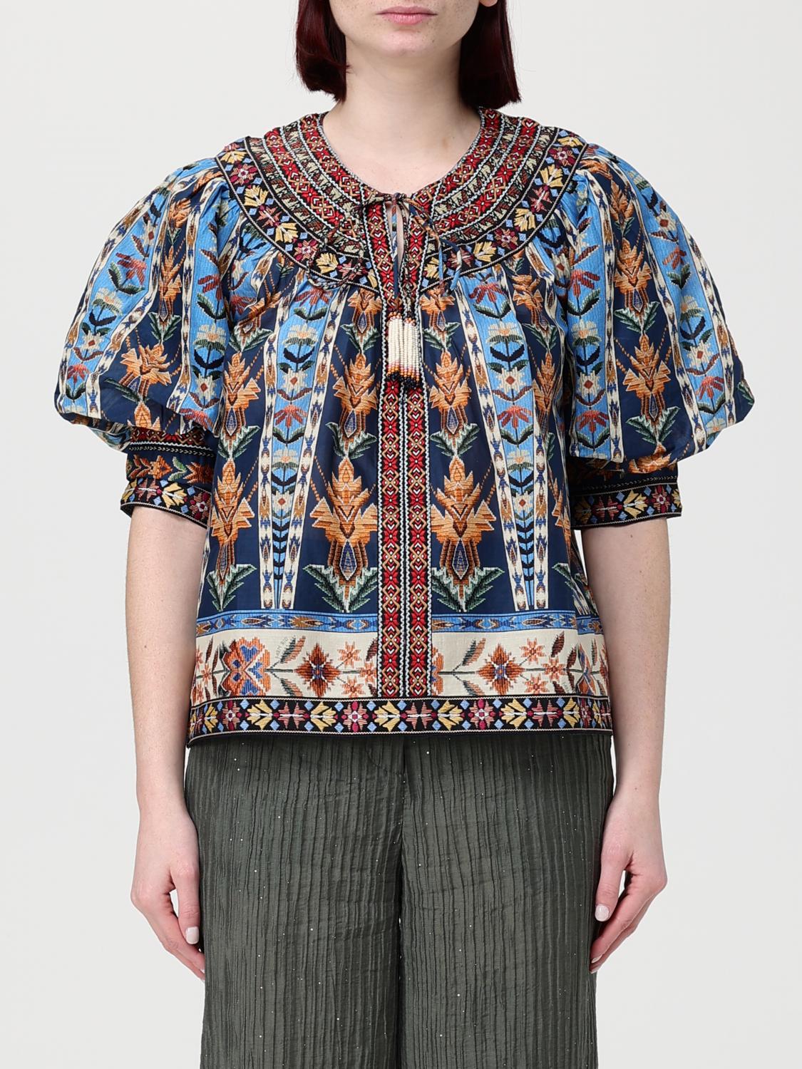 FARM RIO Baumwoll-Rundhalsbluse von Farm Rio