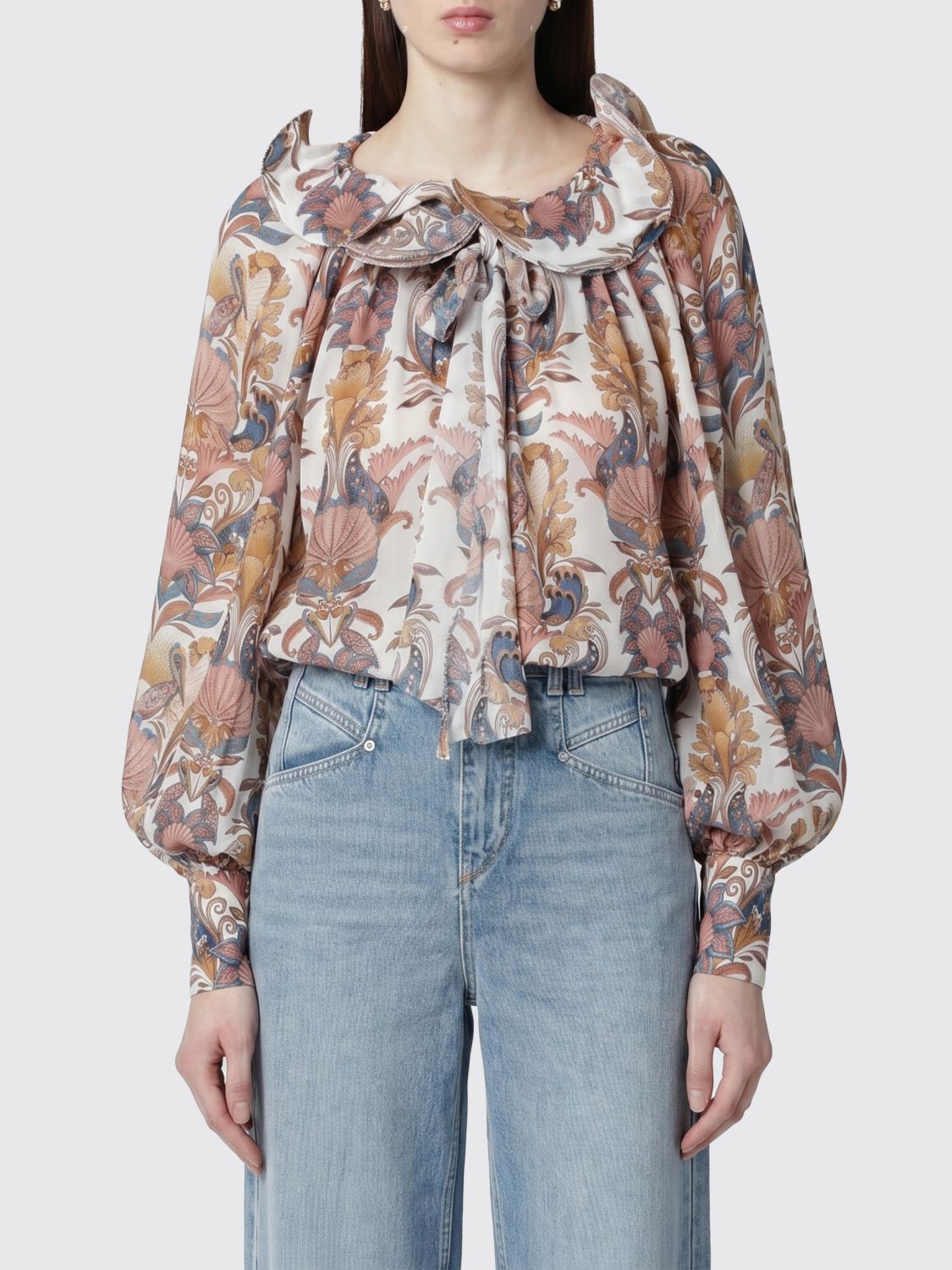 FARM RIO Baumwollbluse mit Blumenprint von Farm Rio