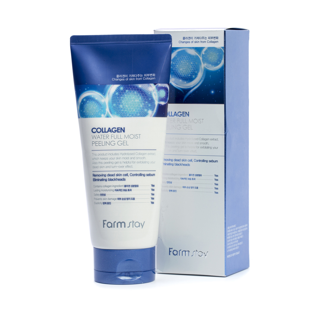 Farm Stay - Collagen Water Full Moist Peeling Gel - 180ml Farm Stay - Collagen Water Full Moist Peeling Gel - 180ml von Farm Stay