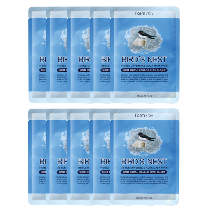 Farm Stay - Visible Difference Mask Sheet - Bird's Nest - 10stück von Farm Stay