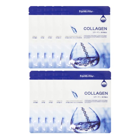 Farm Stay - Visible Difference Mask Sheet - Collagen - 10stück von Farm Stay