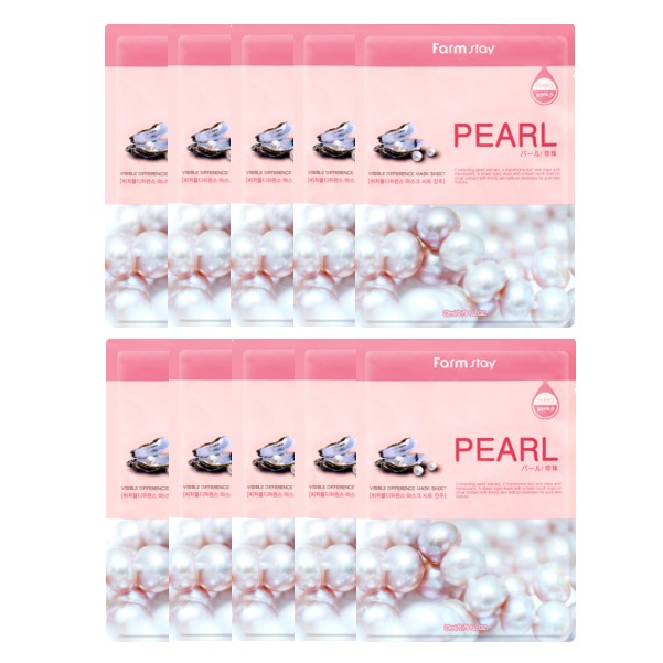 Farm Stay - Visible Difference Mask Sheet - Pearl - 10stück von Farm Stay