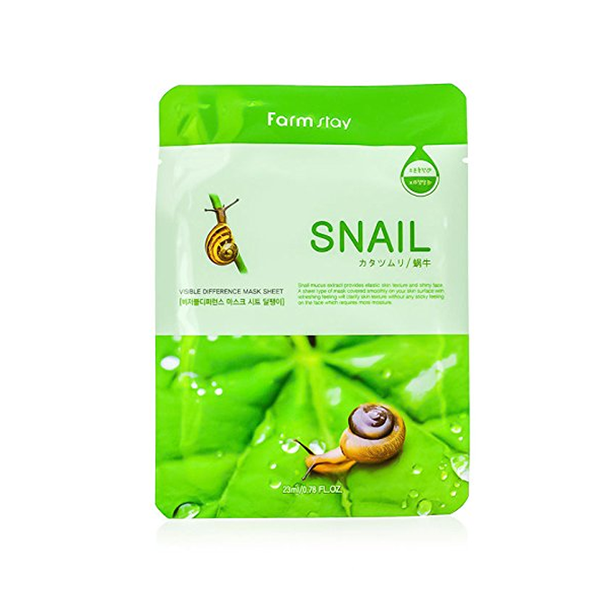 Farm Stay - Visible Difference Mask Sheet - Snail - 1stück von Farm Stay