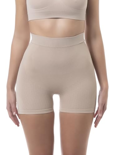 FarmaCell 302 (Beige, XL/2XL) Massierende Mini Shorts mit Pushup Effekt auf das Gesäß von FarmaCell