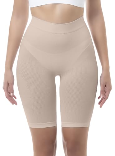 FarmaCell 312 (Beige, 4XL/5XL) Figurformende massierende Miederhose Anti Cellulite von FarmaCell
