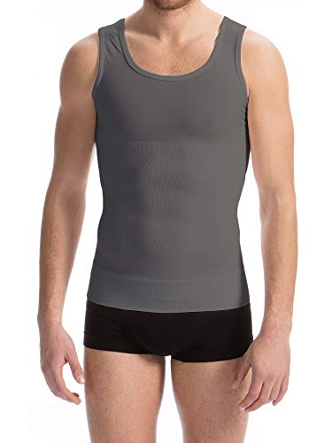 FarmaCell Man 417 (Grau, 5XL) Figurformendes Unterhemd Herren Baumwolle von FarmaCell