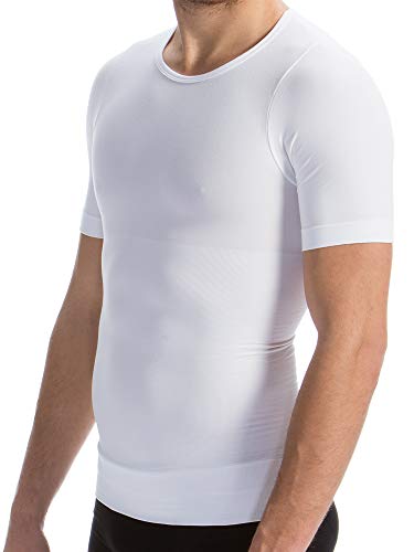 FarmaCell Man 419 (Weiß, M) Figurformendes T-Shirt Herren von FarmaCell
