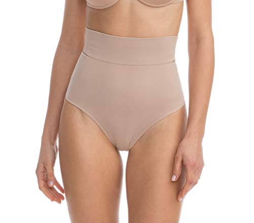 FarmaCell Shape 600 (Beige, M) Figurformender String aus Mikrofasern Con pancera von FarmaCell