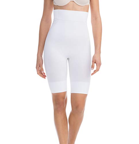 FarmaCell Shape 603 (Weiss, 4XL) Figurformende Shorts aus Mikrofasern hohe Taille von FarmaCell