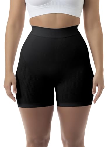 FarmaCell 302 (Schwarz, M/L) Massierende Mini Shorts mit Pushup Effekt auf das Gesäß von FarmaCell