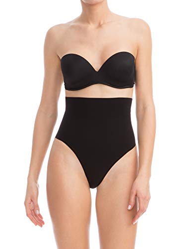 FarmaCell Bodyshaper 601B (Schwarz, L/XL) Formender Stütz-Slip mit Bauchbandage leichtes und erfrischendes NILIT Breeze Gewebe von FarmaCell
