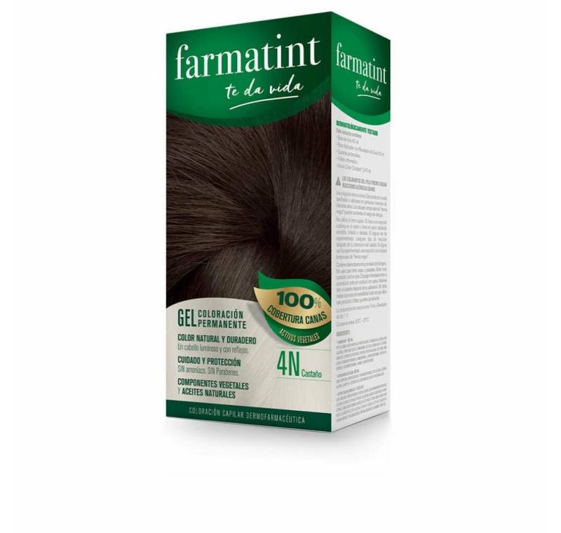 Farmatint Mascara Permanent Color Gel 4n Brown 150ml von Farmatint