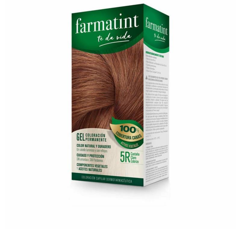 Farmatint Mascara gel coloración permanente #5r-castaño claro cobriz von Farmatint