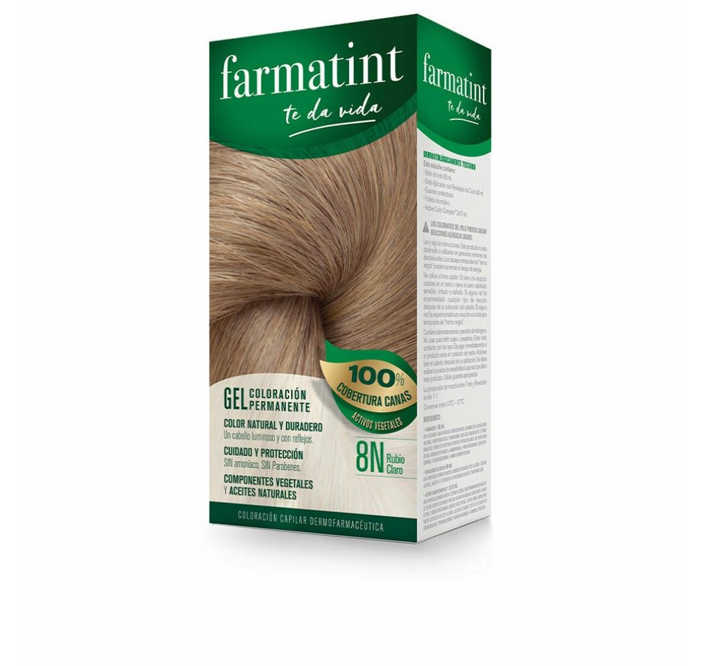 Farmatint Mascara gel coloración permanente #8n-rubio claro von Farmatint