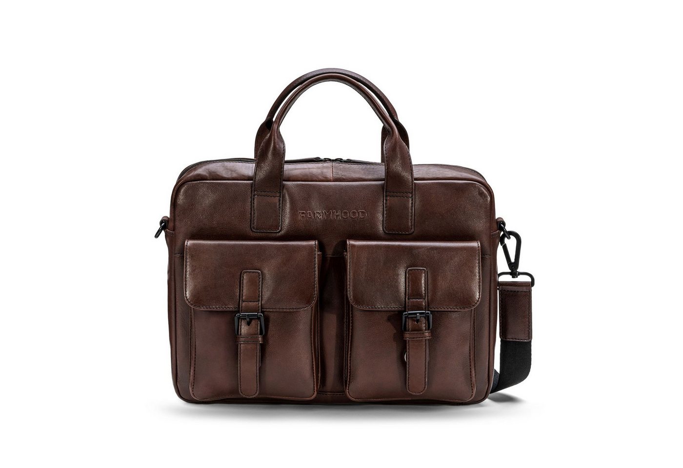 Farmhood Businesstasche Memphis, aus echtem Leder von Farmhood