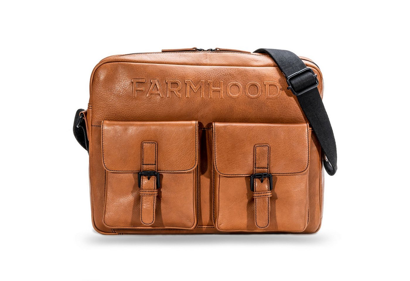 Farmhood Businesstasche Memphis, aus echtem Leder von Farmhood