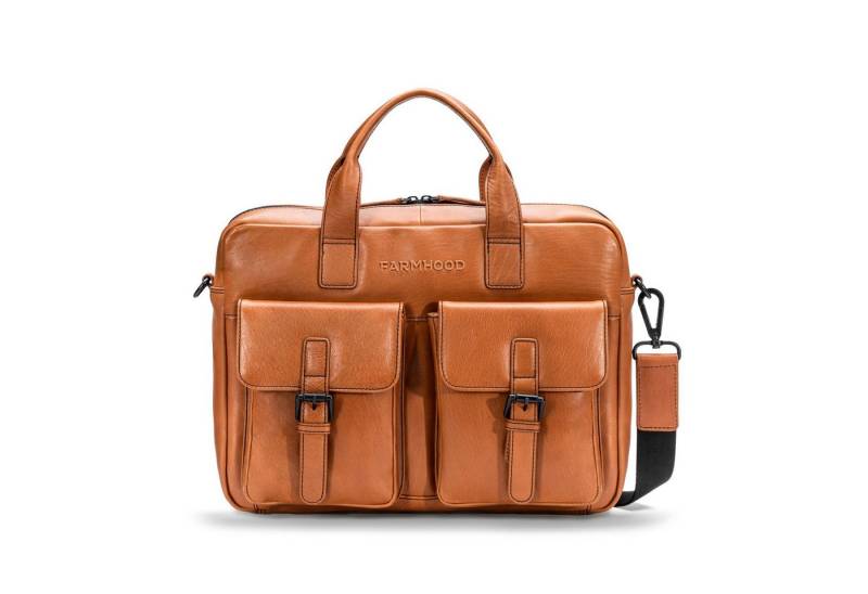 Farmhood Businesstasche Memphis, aus echtem Leder von Farmhood
