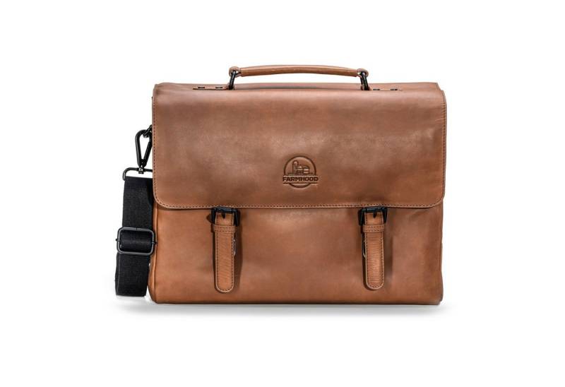 Farmhood Businesstasche Nashville, aus echtem Leder von Farmhood