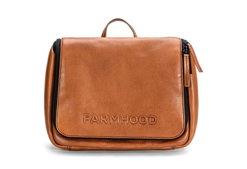 Farmhood Kulturbeutel Memphis, aus echtem Leder von Farmhood