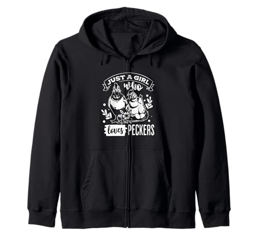 Nur EIN Mädchen, das Peckers Funny Farm Life liebt Kapuzenjacke Nur EIN Mädchen, das Peckers Funny Farm Life liebt Kapuzenjacke von Farmhouse Rustic Chicken Humor Enthusiasts