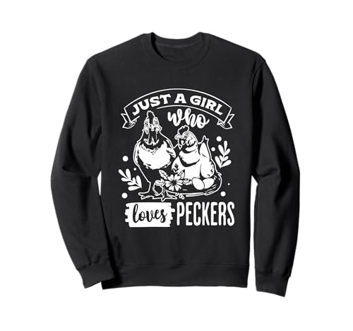 Nur EIN Mädchen, das Peckers Funny Farm Life liebt Sweatshirt Nur EIN Mädchen, das Peckers Funny Farm Life liebt Sweatshirt von Farmhouse Rustic Chicken Humor Enthusiasts