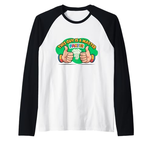 Fart Master Vater Papa Geschenke Herren Humor Witz Raglan Fart Master Vater Papa Geschenke Herren Humor Witz Raglan von Fart Joke Gifts Store