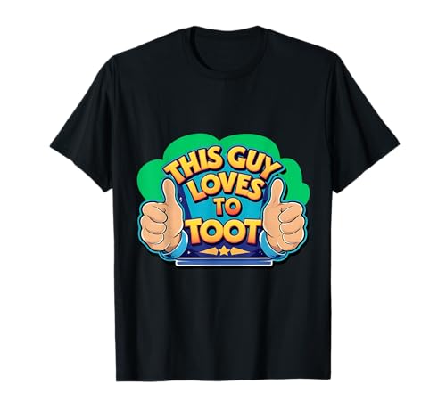 Väter Humor Herren Furz Witz Geschenke (This Guy Loves to Toot) T-Shirt von Fart Joke Gifts Store