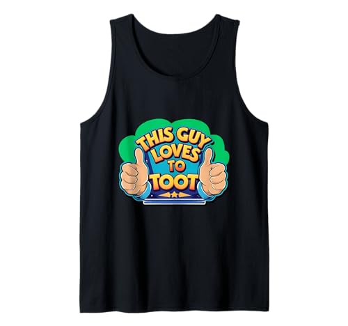 Väter Humor Herren Furz Witz Geschenke (This Guy Loves to Toot) Tank Top von Fart Joke Gifts Store