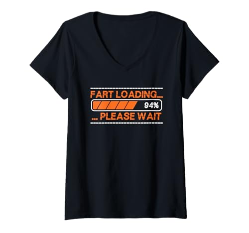 Damen Furz Loading Epic Furz Loading Funny Furz Loading Cute T-Shirt mit V-Ausschnitt Damen Furz Loading Epic Furz Loading Funny Furz Loading Cute T-Shirt mit V-Ausschnitt von Fart Loading Epic Fart Loading Funny Fart