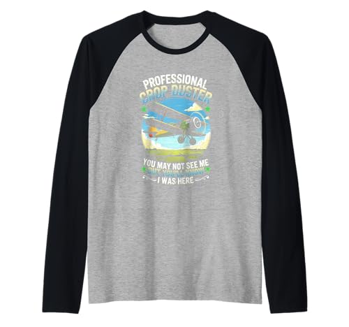 Fart Professional Crop Duster Farter Du siehst Mich vielleicht Nicht Raglan von Fart Professional Crop Duster Farter You May