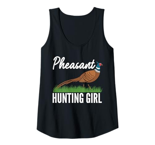 Damen Pheasant Hunting Girl Tank Top Damen Pheasant Hunting Girl Tank Top von Fasan Jagd Design Idee