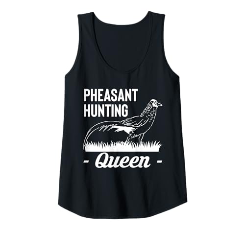 Damen Pheasant Hunting Queen Tank Top von Fasan Jagd Design Idee