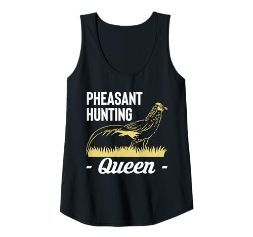 Damen Pheasant Hunting Queen Tank Top von Fasan Jagd Design Idee