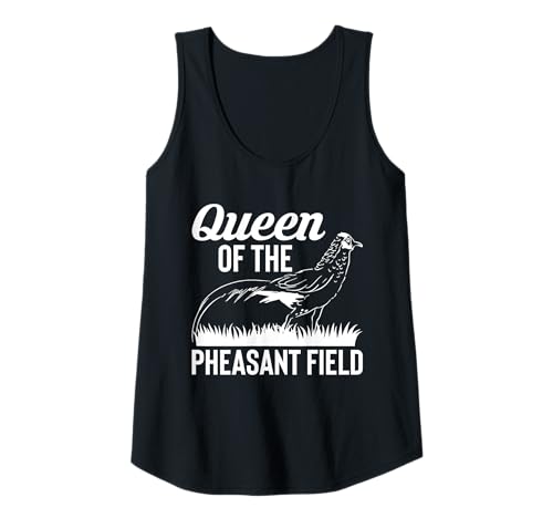 Damen Queen Of The Pheasant Field Tank Top von Fasan Jagd Design Idee