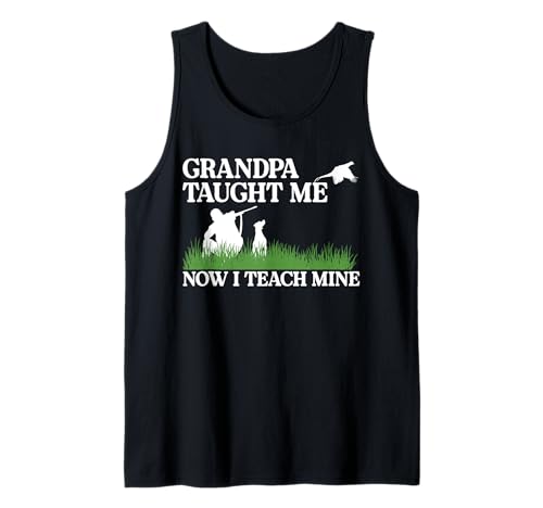 Herren Grandpa Taught Me Now I Teach Mine Pheasant Hunting Tank Top Herren Grandpa Taught Me Now I Teach Mine Pheasant Hunting Tank Top von Fasan Jagd Design Idee