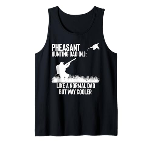 Herren Pheasant Hunting Dad Definition Fathers Day Tank Top von Fasan Jagd Design Idee