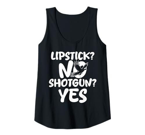 Damen Lipstick? No Shotgun? Yes Pheasant Hunting Tank Top Damen Lipstick? No Shotgun? Yes Pheasant Hunting Tank Top von Fasan Jagd Design Ideen