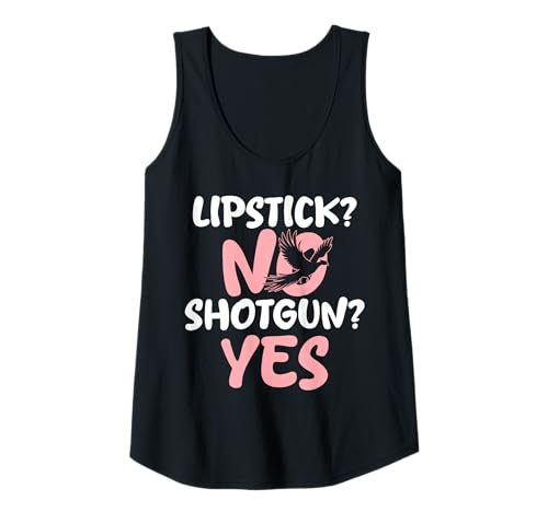 Damen Lipstick? No Shotgun? Yes Pheasant Hunting Tank Top von Fasan Jagd Design Ideen