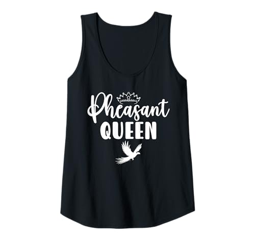 Damen Pheasant Hunting Queen Tank Top Damen Pheasant Hunting Queen Tank Top von Fasan Jagd Design Ideen