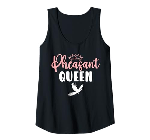 Damen Pheasant Hunting Queen Tank Top Damen Pheasant Hunting Queen Tank Top von Fasan Jagd Design Ideen